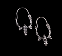 Sofic S. Earrings Grozdic Kulak silver